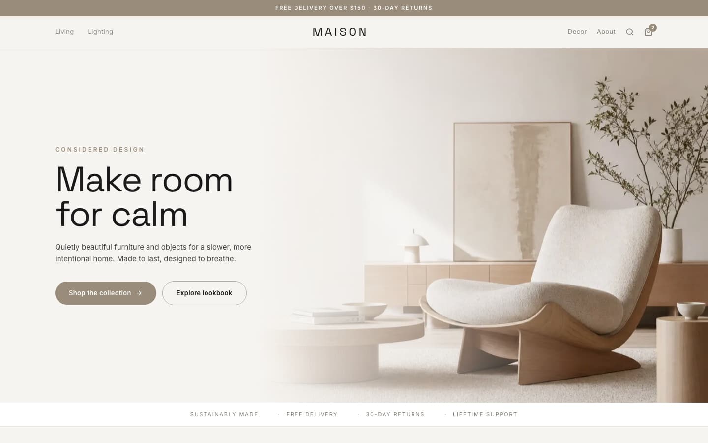 Maison theme preview